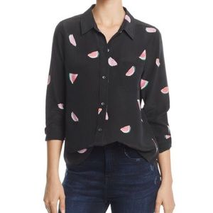 Rails Watermelon Silk Blouse. Only worn a few times.